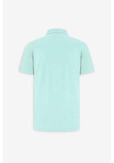 AC&Co / Altınyıldız Classics Erkek Mınt Slim Fit Dar Kesim Polo Yaka %100 Pamuk Kısa Kollu Tişört Mint