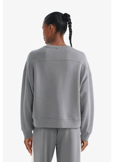 Defacto Modal Sporcu Sweatshirt F8353ax26spgr463 Gri-gr463