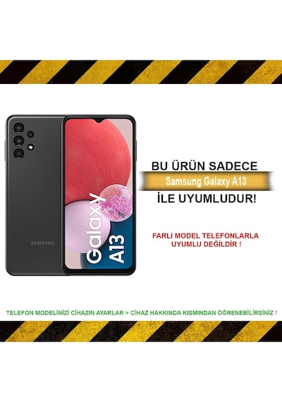 Samsung Uyumlu Galaxy A13 Kılıf El Tutamaçlı Kamera Korumalı A Kalite Silikon Kapak