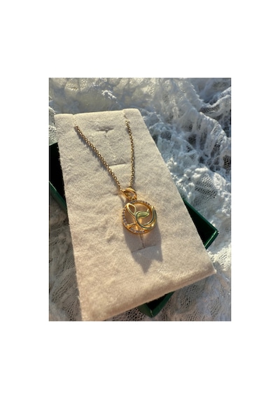 Leaf Harmony Pendant Altın