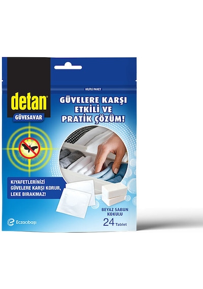 2 Adet Detan Güvesavar Poşetli 24'lü