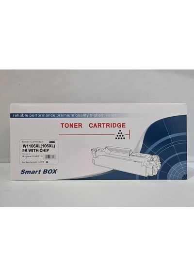 Smart Box 106xl Hp 106xl W1106xl Yüksek Kapasiteli Siyah Toner Kartuşu Hp Lazer Laser 107w 107a 107r Hp Lazer Mfp