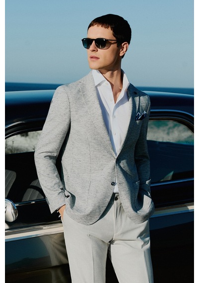 Morven Erkek Lacivert Keten Trend Desenli Slim Fit Mono Yaka Ceket 26ys002003200 Lacivert Morven Erkek Lacivert Keten Trend Desenli Slim Fit Mono Yaka Ceket 26ys002003200 Lacivert