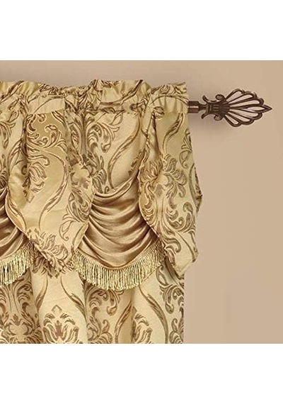 Penelopie Jakar Görünümlü Perdeler, 137 X 213 Cm, Altın Rengi, 2 Adet Diğer