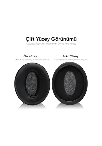 Sennheiser İle Uyumlu Kulaklık Pedi Hd 4.50bt - Hd 4.50btnc - Hd 4.50se - Hd 4.40bt - Hd 4.30g