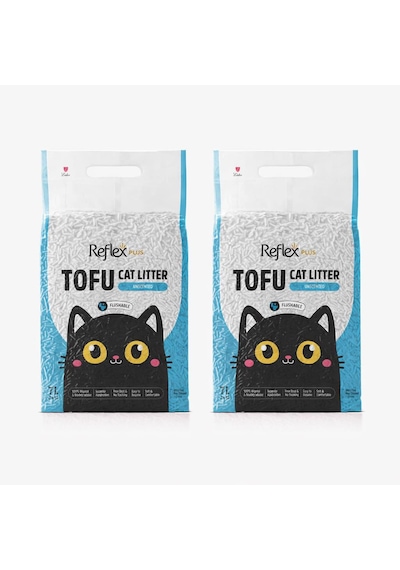 Reflex Tofu Kokusuz Kedi Kumu 2 X 7 Lt