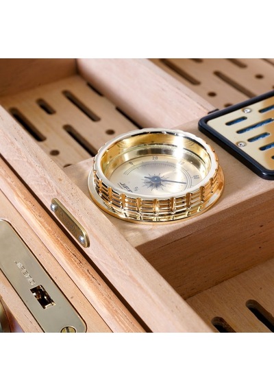 Angelo A. Kahve/gold Ahşap Kaplama Humidor 923013