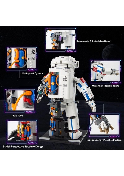 Jk9106 Jaki Block - Breakig-dawn Astronotu 900 Parça Yapım Seti