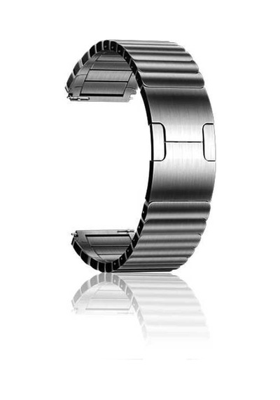 Galaxy Watch 46mm Uyumlu Krd-35 22mm Metal Fzd Kordon-gri