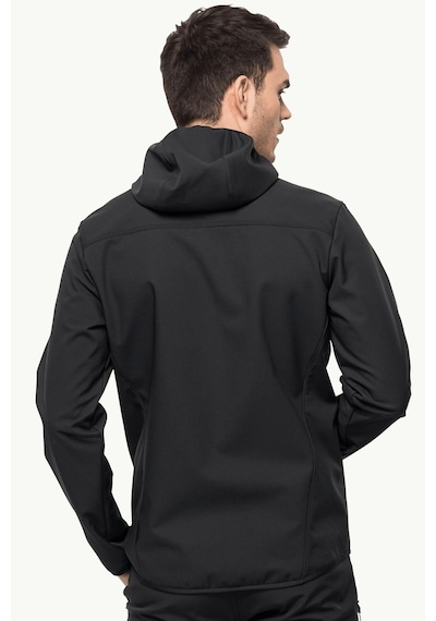 Jack Wolfskin Bornberg Hoody Erkek Softshell Mont 1307471-6000-sıyah Siyah