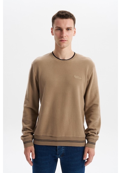 AR-MA Arma Erkek Regular Fit Örme Selanik Sweatshirt %65 Pamuk %35 Polyester, Karbon Fırçalı, Basic Bisiklet Yaka K30124698702 Füme - Gri AR-MA Arma Erkek Regular Fit Örme Selanik Sweatshirt %65 Pamuk %35 Polyester, Karbon Fırçalı, Basic Bisiklet Yaka K30124698702 Füme - Gri