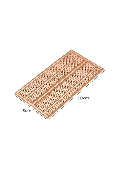 5x10cm Pertinaks Delikli Plaket Tek Yüzlü Pcb Proto Prototip