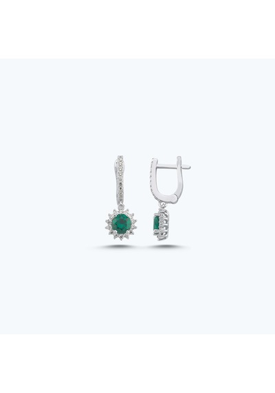 Altınbaş Yeşil Taşlı Altın Üçlü Set Autk0036-b-24627-y-set