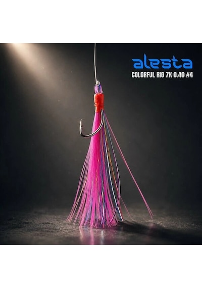 Alesta Colorful Rıg X0239 7 Köstek Hazır Takım 0,30mm İğne No:8