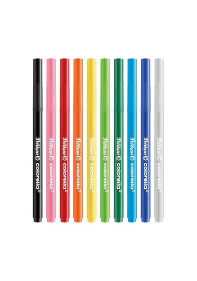Pelikan Colorella Fırça Uçlu Keçeli Kalem 10lu 103 Ivory