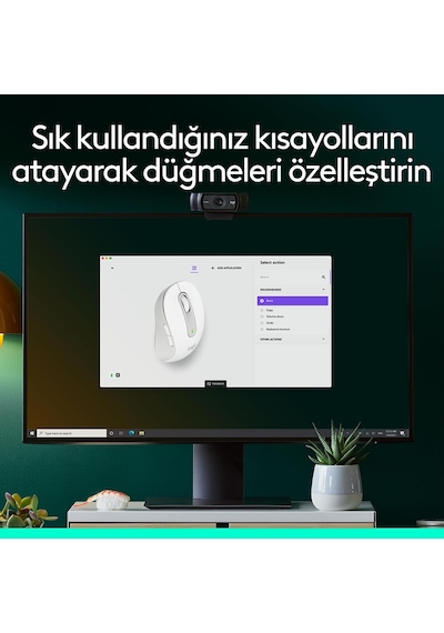 Signature M650 Kablosuz Mouse, Büyük Boy Sağ El İçin, Sessiz, 4000 Dpı, Bluetooth, Logi Bolt Usb Alıcı, 24 Ay Pil Ömrü, Beyaz