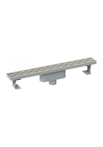 Maxiflow Line 60 CM Duş Kanalı Q50 Alttan Çıkışlı Krom