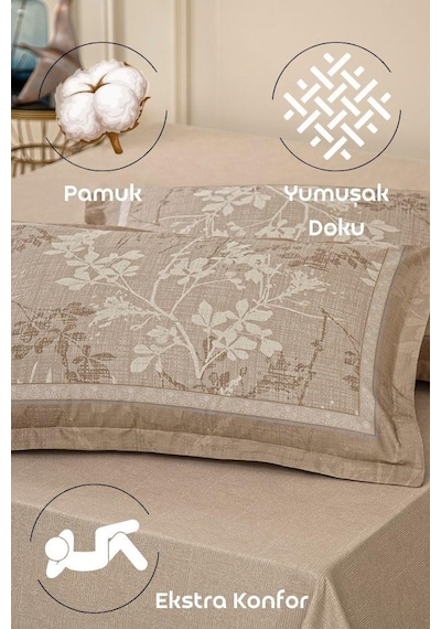 Lavella Yastık Kılıfı Koleksiyonu 2 Parça - Uykuya Açılan Çiçekli Kapı 50x70/ Asorti-7