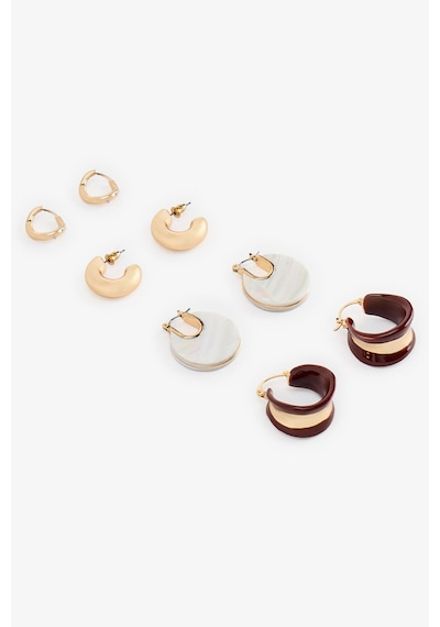 Penti Altın Rengi Adele 4lü Küpe Seti Gold