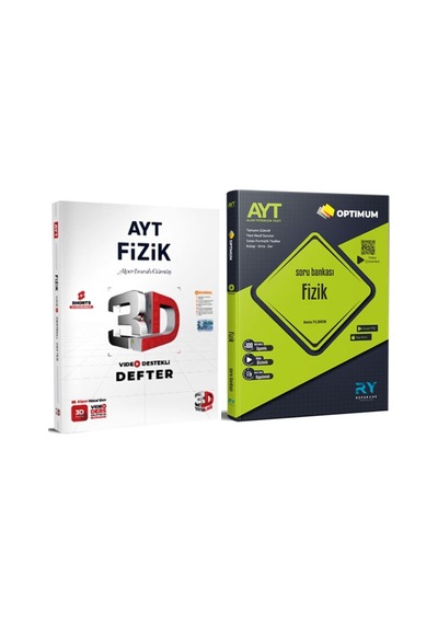 Referans Yayınları Ayt Fizik Soru Ve 3d Ayt Fizik Video Destekli Defter 2li Set