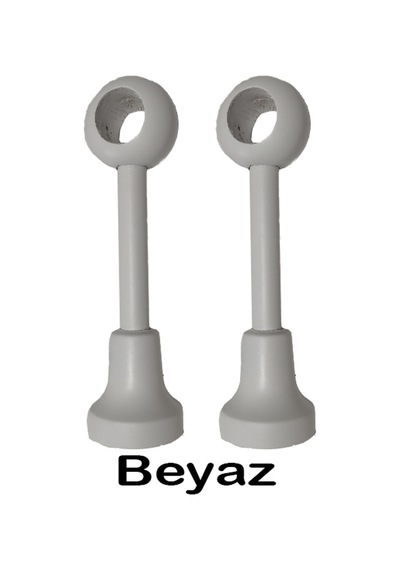 Perdemix Ahşap Rustik Taşıyıcı Ayak 2 Adet Beyaz