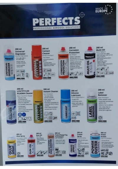 Perfects Label Remover Etiket Yapışkan Sökücü Sprey 200 ML