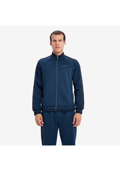 Lescon Mavi Erkek Fermuarlı Sweatshirt 26n-1126
