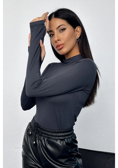 Hiccup Bıpantolon Kadın 3'lü Dar Kalıp Yarım Balıkçı Yaka Body Çok Renkli 0o