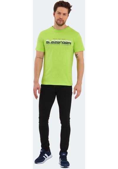 Slazenger PALLU I Erkek  Limon Tişört