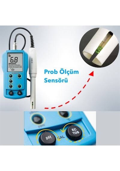 Hanna Hı 9811-51 Harici Problu Ph / Ec / Tds / Sıcaklık Ölçer