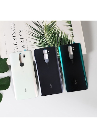 Xiaomi Redmi Note 8 Pro Arka Kapak Pil Kapağı - Siyah