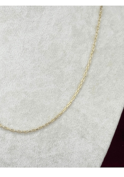 14 K Renginde Minimal Ataç Şekilli Gold Kolye Gold