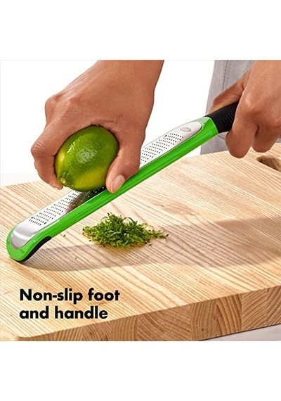Oxo Good Grips İşlenmiş Paslanmaz Çelik Baharat Rendesi, Yeşil - Limonlar Ve Daha Fazlası İçin 12v