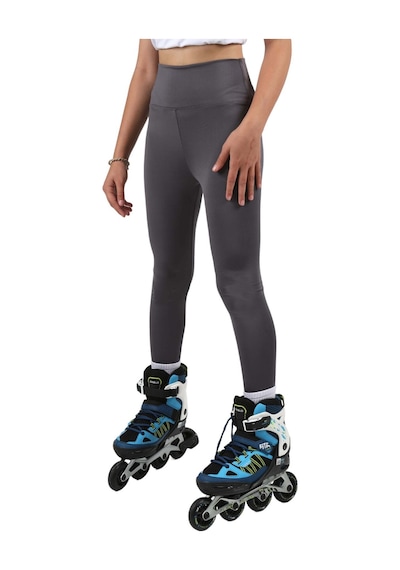Erdem Kıds Kız Çocuk Yüksek Bel, Koşu, Yürüyüş, Casual, Spor, Atletik, Egzersiz, Fittness Tayt Antrasit Antrasit
