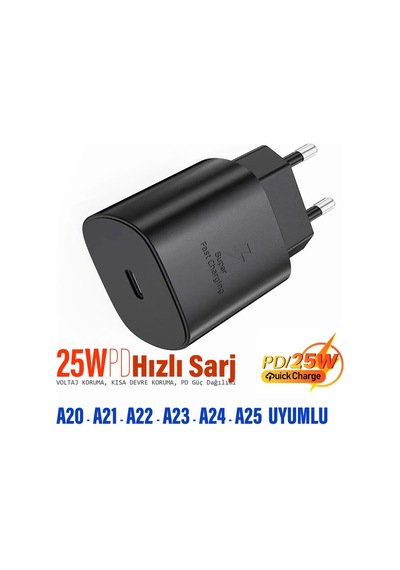 Samsung A24 Uyumlu Şarj Aleti Type-c 25w Hızlı - Başlık