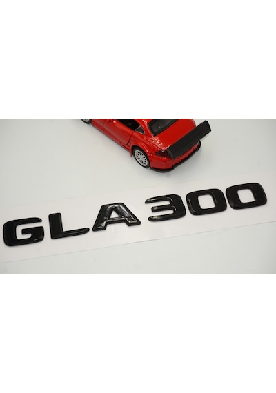 GLA 300 Bagaj Parlak Siyah ABS 3M 3D Yazı Logo