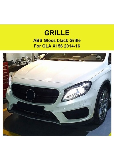 Mercedes Gla Diamond Amg Ön Panjur Izgara Seti 2014+ X156 Siyah T