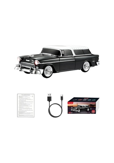 Retro Klasik Araba Bluetooth Hoparlör Kablosuz Hd Ses Fm Radyo Yg-1955 5047