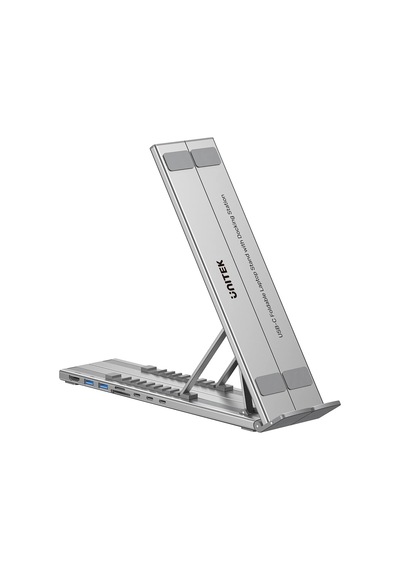 Unıtek Katlanabilir Notebook Standı Ve Bağlantı İstasyonu D1137agy01 Çok Renkli