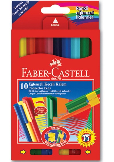 Faber-castell Eğlenceli Keçeli Kalem 10 Renk