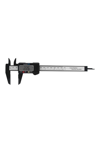 Hegi Kumpas Dijital Lcd Ekran Karbon Fiber Hassas 150mm Kalınlık Ölçer-25087