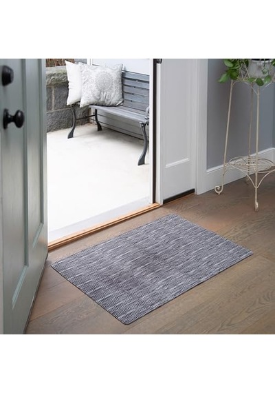 Sohome Ultra İnce İç Mekan Kapı Paspası Mutfak Paspası, Düşük Profilli Lekeye Dayanıklı Kaymaz Tasarım, Makinede Yıkanabilir, 24" X 35", Gri 50 x 22 Sohome Ultra İnce İç Mekan Kapı Paspası Mutfak Paspası, Düşük Profilli Lekeye Dayanıklı Kaymaz Tasarım, Makinede Yıkanabilir, 24" X 35", Gri 50 x 22