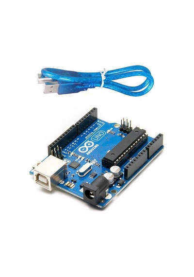 Arduino Uno R3 Dıp Klon - (Usb Kablo Dahil)