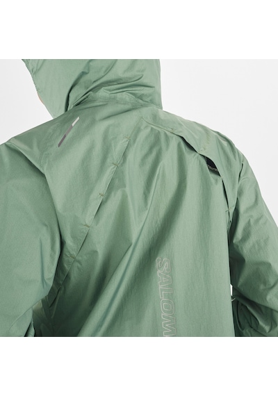 Salomon Bonatti Waterproof Kadın Yeşil Yağmurluk Lc2129100