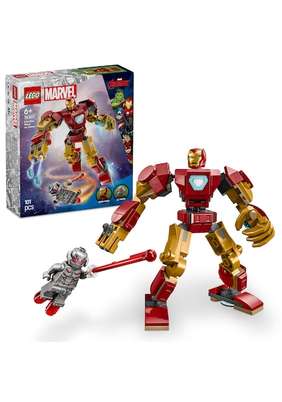 LEGO® Marvel Iron Man Robotu, Ultron’a Karşı 76307 - 6 Yaş ve Üzeri Süper Kahraman Sevenler için Yaratıcı Oyuncak Yapım Seti (101 Parça) LEGO® Marvel Iron Man Robotu, Ultron’a Karşı 76307 - 6 Yaş ve Üzeri Süper Kahraman Sevenler için Yaratıcı Oyuncak Yapım Seti (101 Parça)
