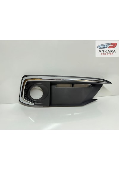 Honda Civic Fc5 2019-2021 Makyajlı Kasa Sis Lamba Kapağı Ön Takım Sağ-sol Kromlu Tip-sis Kapak Sağ-sol