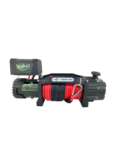 13500 Lb 12v Sentetik Halatlı Elektrikli Vinç Off-road 4x4, Arazi Karavan