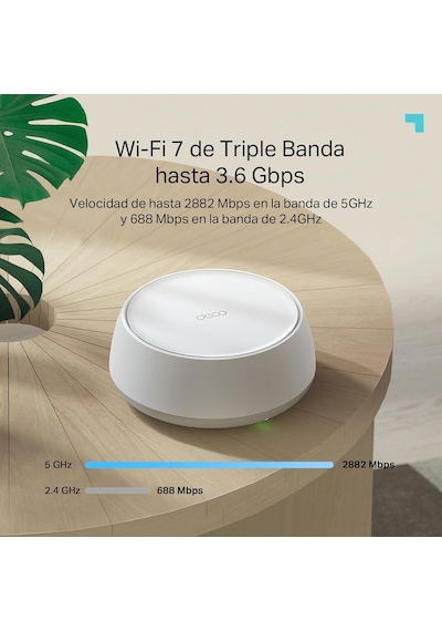 Tp-link Deco Be25 1-pack, Be3600 Mbps, 2 2.5 Gbps Portlar, Ai De