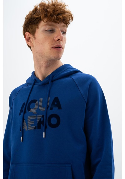 AR-MA Arma Erkek Regular Fit Kanguru Cepli Sweatshirt K24254926001 Saks Mavisi