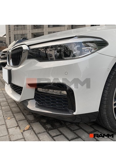 Bmw G30 M Sport Ön Tampon Flap Seti Parlak Karbon